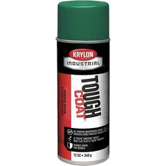 Krylon - Machinery Green, 12 oz Net Fill, High Gloss, Enamel Spray Paint - 20 to 25 Sq Ft per Can, 16 oz Container, Use on Conduits, Ducts, Electrical Equipment, Machinery, Metal, Motors, Pipelines & Marking Areas, Railings, Steel Bars, Tool Boxes, Tools - Apex Tool & Supply