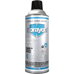 Sprayon - 11 Ounce Aerosol Contact Cleaner - -20°F Flash Point, Flammable, Plastic Safe - Apex Tool & Supply