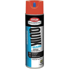 Krylon - 20 fl oz Red Marking Paint - 50 to 60 Sq Ft Coverage, Water-Based Formula - Apex Tool & Supply