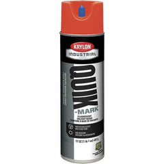 Krylon - 20 fl oz Red Marking Paint - 50 to 60 Sq Ft Coverage, Solvent-Based Formula - Apex Tool & Supply