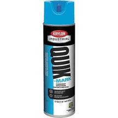 Krylon - 20 fl oz Blue Marking Paint - 50 to 60 Sq Ft Coverage, Water-Based Formula - Apex Tool & Supply