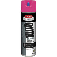 Krylon - 20 fl oz Pink Marking Paint - 50 to 60 Sq Ft Coverage, Solvent-Based Formula - Apex Tool & Supply
