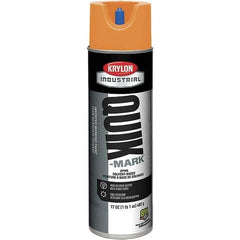 Krylon - 20 fl oz Orange Marking Paint - 50 to 60 Sq Ft Coverage, Solvent-Based Formula - Apex Tool & Supply