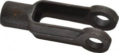 Gibraltar - 1/2-20 Thread, 1-1/8" Yoke Width, Carbon Steel, Tapped Yoke - 1/2" Hole Diam, 1-7/8" Hole Center to Neck, 15/16" Yoke Arm Height, 13/16" Neck Diam, 1-1/8" Neck Length, 3" OAL - Apex Tool & Supply