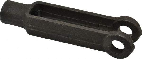 Gibraltar - 1/2-20 Thread, 1-1/8" Yoke Width, Carbon Steel, Tapped Yoke - 1/2" Hole Diam, 3-1/16" Hole Center to Neck, 15/16" Yoke Arm Height, 13/16" Neck Diam, 1-1/8" Neck Length, 4-3/16" OAL - Apex Tool & Supply