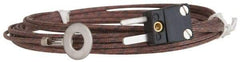Thermo Electric - 0 to 900°F, J Surface, Thermocouple Probe - 25 Ft. Cable Length, Mini Connector, 15 Sec Response Time - Apex Tool & Supply