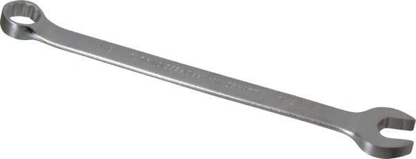 Proto - 13/16" 12 Point Offset Combination Wrench - 15° Offset Angle, 11-7/8" OAL, Steel, Satin Finish - Apex Tool & Supply