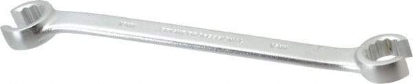 Proto - 16 x 18mm, Chrome Finish, Open End Flare Nut Wrench - 12 Points, 8-13/16" OAL, Steel, Double End Head - Apex Tool & Supply