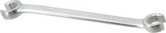 Proto - 16 x 18mm, Chrome Finish, Open End Flare Nut Wrench - 12 Points, 8-13/16" OAL, Steel, Double End Head - Apex Tool & Supply