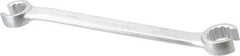 Proto - 19 x 21mm, Chrome Finish, Open End Flare Nut Wrench - 12 Points, 9-7/16" OAL, Steel, Double End Head - Apex Tool & Supply