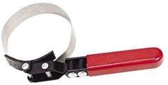 Proto - 3-1/2 to 3-7/8" Diam, Adjustable Oil Filter Wrench - For Use with Filters from 3-1/2 to 3-7/8" - Apex Tool & Supply