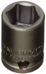 Proto - 3/8" Drive 20mm Standard Impact Socket - 6 Points, 1-3/32" OAL - Apex Tool & Supply
