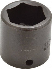 Proto - 3/8" Drive 15/16" Standard Impact Socket - 6 Points, 1-11/32" OAL - Apex Tool & Supply