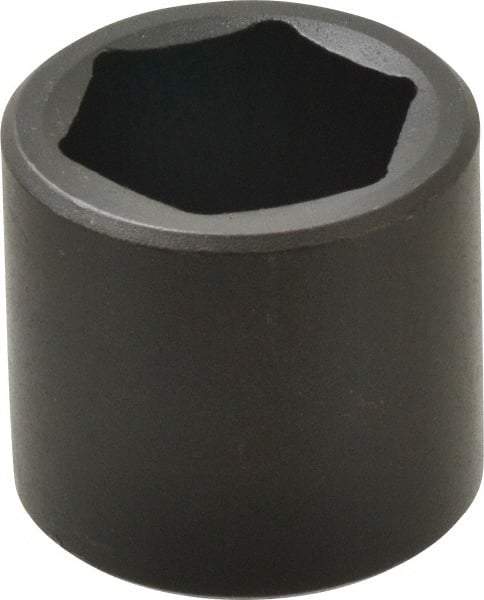Proto - 3/8" Drive 1" Standard Impact Socket - 6 Points, 1-11/32" OAL - Apex Tool & Supply