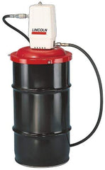 Lincoln - Grease Lubrication Aluminum Air-Operated Pump - For 120 Lb Container - Apex Tool & Supply