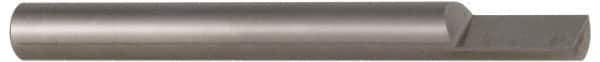 Accupro - 5/16 Inch Diameter, 2-1/2 Inch Overall Length, 1/2 Inch Split Length, Solid Carbide, Squared Split End Carbide Blank - Single End - Apex Tool & Supply