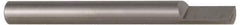 Accupro - 5/16 Inch Diameter, 2-1/2 Inch Overall Length, 1/2 Inch Split Length, Solid Carbide, Squared Split End Carbide Blank - Single End - Apex Tool & Supply