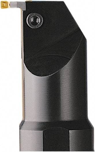 Seco - 45mm Min Bore Diam, 300mm OAL, 40mm Shank Diam, A-CGG Indexable Boring Bar - 60mm Max Bore Depth, LC.. 1606.. Insert, Clamp Holding Method - Apex Tool & Supply