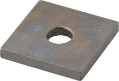 Mitutoyo - 0.127" Square Steel Gage Block - Accuracy Grade 0, Includes Certificate of Inspection - Apex Tool & Supply