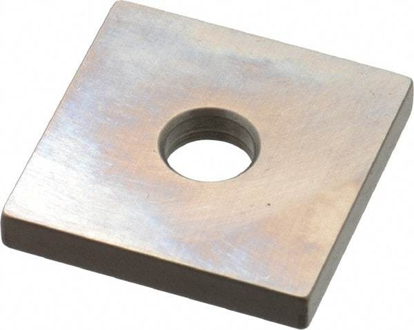 Mitutoyo - 0.143" Square Steel Gage Block - Accuracy Grade 0, Includes Certificate of Inspection - Apex Tool & Supply