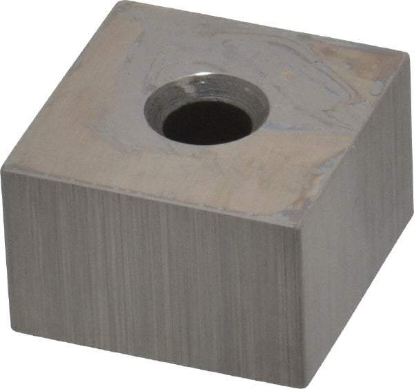 Mitutoyo - 0.6" Square Steel Gage Block - Accuracy Grade 0, Includes Certificate of Inspection - Apex Tool & Supply