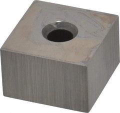 Mitutoyo - 0.6" Square Steel Gage Block - Accuracy Grade 0, Includes Certificate of Inspection - Apex Tool & Supply