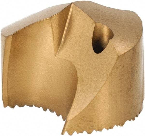 Seco - Series SD100, 17.07mm Diam 140° Replaceable Drill Tip - Carbide, TiAlN Finish, Through Coolant - Apex Tool & Supply