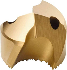 Seco - Series SD100, 19mm Diam 140° Replaceable Drill Tip - Carbide, TiAlN Finish, Through Coolant - Apex Tool & Supply