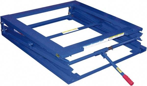 Vestil - 5,000 Lb Capacity Steel Adjustable Pallet Stand - 10" High - Apex Tool & Supply