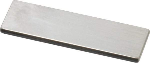 Mitutoyo - 0.06" Rectangular Steel Gage Block - Accuracy Grade 0, Includes Certificate of Inspection - Apex Tool & Supply