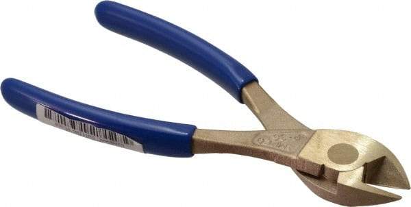 Ampco - 7" OAL, Diagonal Cutter - Aluminum Bronze Handle - Apex Tool & Supply