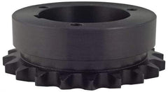 Browning - 22 Teeth, 1/2" Chain Pitch, Chain Size 40, Bushed Roller Chain Sprocket - 3.513" Pitch Diam, 3-3/4" Outside Diam - Apex Tool & Supply