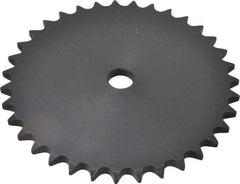 Browning - 35 Teeth, 1/2" Chain Pitch, Chain Size 40, "A" Plate Roller Chain Sprocket - 5/8" Bore Diam, 5-37/64" Pitch Diam, 5.86" Outside Diam - Apex Tool & Supply