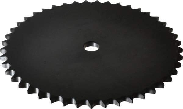 Browning - 45 Teeth, 1/2" Chain Pitch, Chain Size 40, "A" Plate Roller Chain Sprocket - 5/8" Bore Diam, 7.168" Pitch Diam, 7.45" Outside Diam - Apex Tool & Supply
