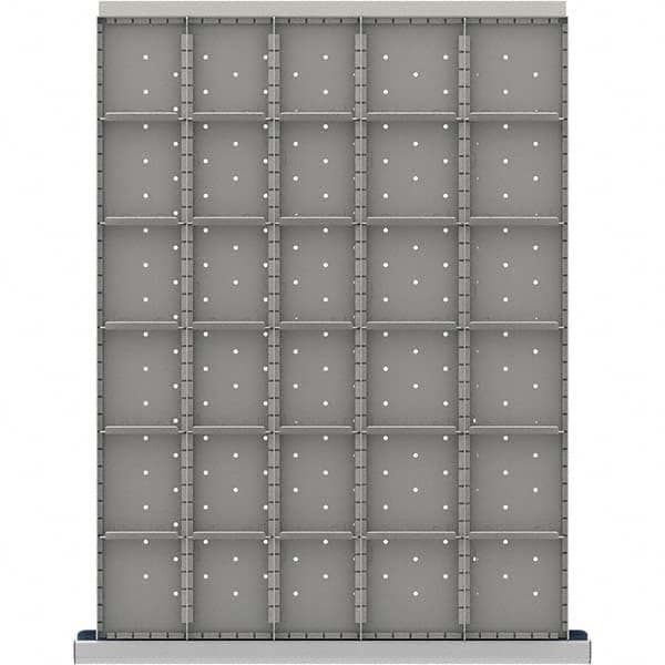 LISTA - 30-Compartment Drawer Divider Layout for 3.15" High Drawers - Apex Tool & Supply