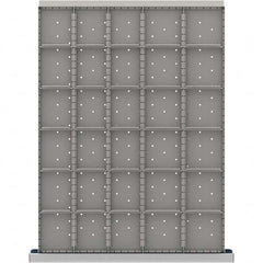 LISTA - 30-Compartment Drawer Divider Layout for 3.15" High Drawers - Apex Tool & Supply