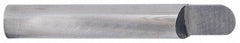 Accupro - 1/4 Inch Diameter, 4 Inch Overall Length, 3/8 Inch Split Length, Solid Carbide, Full Radius Split End Carbide Blank - Double End - Apex Tool & Supply