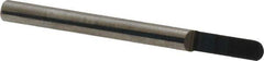 Accupro - 1/8 Inch Diameter, 1-1/2 Inch Overall Length, 3/8 Inch Split Length, Solid Carbide, Full Radius Split End Carbide Blank - Single End - Apex Tool & Supply