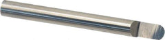 Accupro - 1/4 Inch Diameter, 2-1/2 Inch Overall Length, 3/8 Inch Split Length, Solid Carbide, Full Radius Split End Carbide Blank - Single End - Apex Tool & Supply