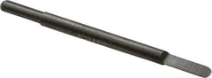 Accupro - 1/8 Inch Diameter, 2 Inch Overall Length, 3/8 Inch Split Length, Solid Carbide, Full Radius Split End Carbide Blank - Double End - Apex Tool & Supply