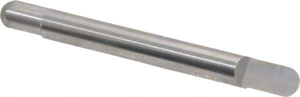 Accupro - 1/4 Inch Diameter, 2-1/2 Inch Overall Length, 3/8 Inch Split Length, Solid Carbide, Full Radius Split End Carbide Blank - Double End - Apex Tool & Supply