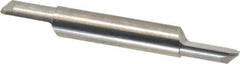 Accupro - 5/16 Inch Diameter, 2-1/2 Inch Overall Length, 1/2 Inch Split Length, Solid Carbide, Full Radius Split End Carbide Blank - Double End - Apex Tool & Supply