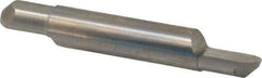 Accupro - 3/8 Inch Diameter, 2-1/2 Inch Overall Length, 1/2 Inch Split Length, Solid Carbide, Full Radius Split End Carbide Blank - Double End - Apex Tool & Supply
