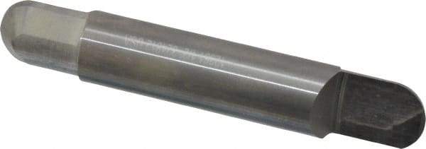 Accupro - 1/2 Inch Diameter, 3 Inch Overall Length, 5/8 Inch Split Length, Solid Carbide, Full Radius Split End Carbide Blank - Double End - Apex Tool & Supply