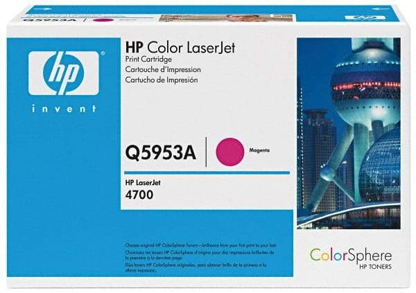 Hewlett-Packard - Magenta Toner Cartridge - Use with HP Color LaserJet 4700, 4700n, 4700dn, 4700dtn, 4700ph+. - Apex Tool & Supply