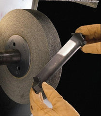3M - 12" Diam, 2" Face Width, 5" Center Hole, Medium Grade, Aluminum Oxide Deburring Wheel - Convolute, Soft Density 4 Grade, 3,000 RPM - Apex Tool & Supply
