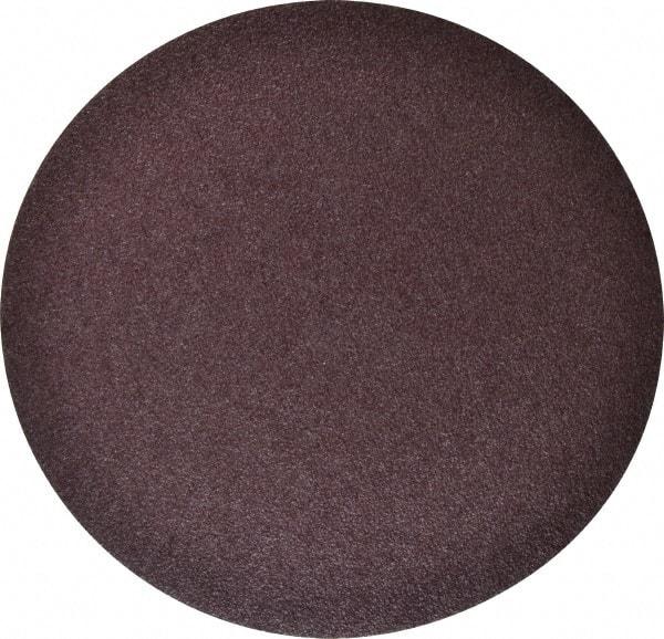 3M - 10" Diam, 36 Grit Aluminum Oxide Adhesive PSA Disc - Very Coarse Grade, X Weighted Cloth Backing, For Bench Top Motors, Random Orbital Sanders - Apex Tool & Supply