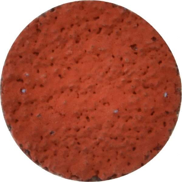 3M - 1" Disc Diam, 36 Grit, Ceramic Quick Change Disc - Type R Attaching System, Coated, Orange, Very Coarse Grade, 30,000 RPM, 777F Series - Apex Tool & Supply