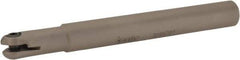 Iscar - 1/2" Cut Diam, 1/2" Shank Diam, 4.7" OAL, Indexable Ball Nose End Mill - 1.2" Head Length, Straight Shank, HCM D.50 Toolholder, HBF D.50, HBR D.50, HCR D.50 Insert - Apex Tool & Supply