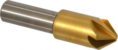 Melin Tool - 1/2" Head Diam, 3/8" Shank Diam, 6 Flute 82° Cobalt Countersink - Apex Tool & Supply